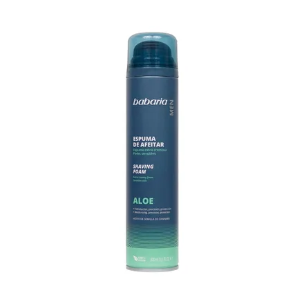 Espuma Barbear Babaria Shaving Foam Aloe 300ml
