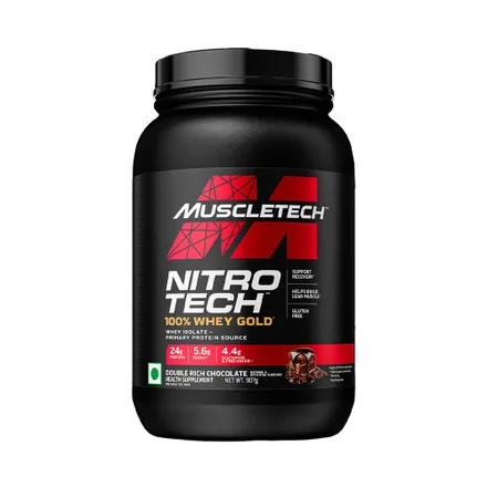 Proteina Muscletech Nitro Tech Whey Double Rich Chocolate 921 Gr