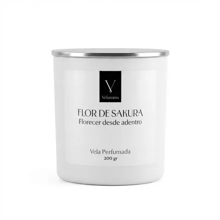 VELAROMA VELA AROMATICA FLOR DE SAKURA 200GR NEW