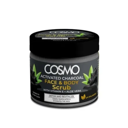 Cosmo Exfoliante Facial Corporal Acticated Charcoal 325ml