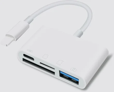Adaptador 4 1 Lightning Sd Plus Tf