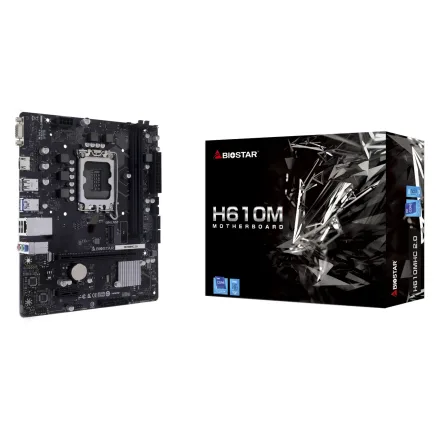 Placa Mae Biostar Ddr 4 Socket 1700 Chipset H610 Atx