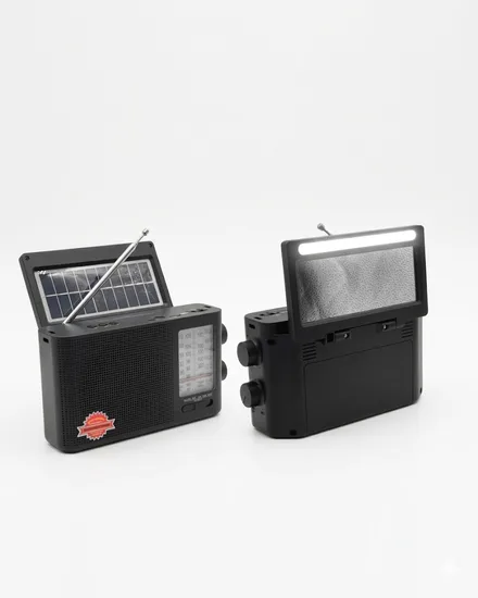Ecopower Radio Ep F325 Sd Fm Am Panel Solar