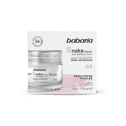 Babaria Crema Antiarrugas Veneno Serpiente 50ml