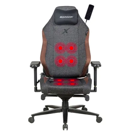 Sillon Gamer Max Racer Heavy Hvy 14 Smi Tcdo Con Masajeador