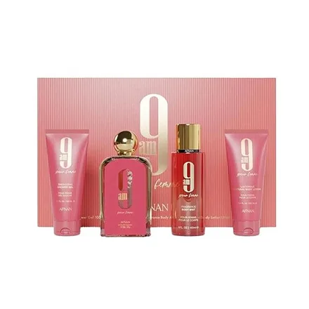 Set Afnan 9AM Pour Femme 4 Piezas Femenino Agatres