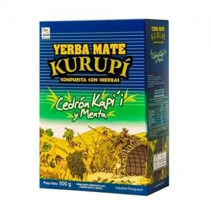 Erva Mate Kurupi Cedron Menta 500g