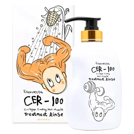 Tratamento Capilar Elizavecca Cer 100 Collagen Coating Hair Muscle Treatment Rinse 500ml