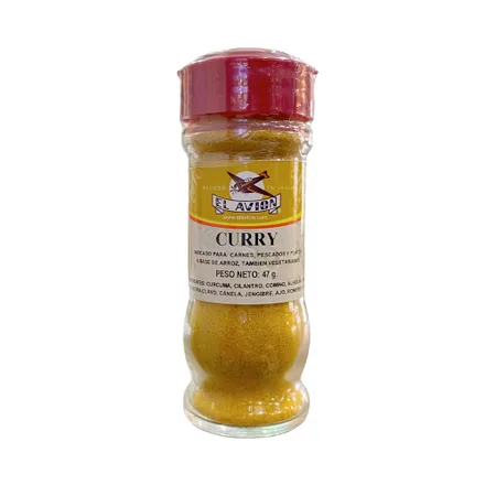 Condimento El Avion Curry En Polvo 47g
