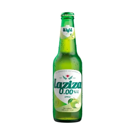 Cerveza Laziza Alcohol Sabor Manzana 330ml