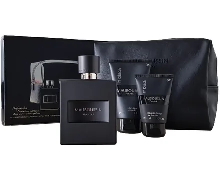Mauboussin Pour Lui In Black Eau Parfum Plus Shower Gel After Shave Necesser 100ml