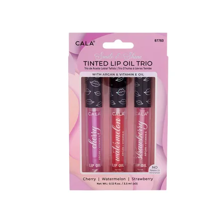 Cala Lapiz Labial Lip Smile Shine Tinted 3PCS