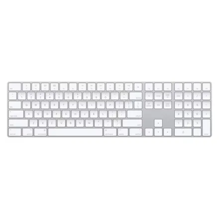 Teclado Apple MQ052LL/A Sem Fio Inglês - Branco