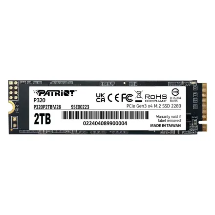 2 Patriot Pcie 3 2TB