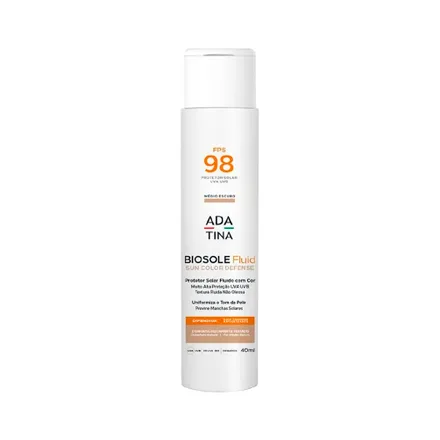Protector Solar Adatina Biosole Fluid Spf 98 Medio Oscuro 40ml