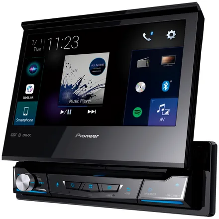 Reproductor Dvd Automotriz Pioneer Avh Con Pantalla 7 Isdb