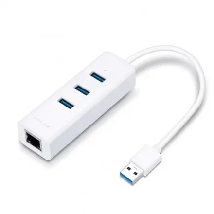 Adaptador Hub 3 Portas Ethernet