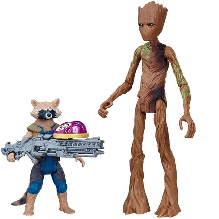 Boneco Hasbro Avengers E2070 Raccoon/Groot Guerra Infinita 15CM – E2070