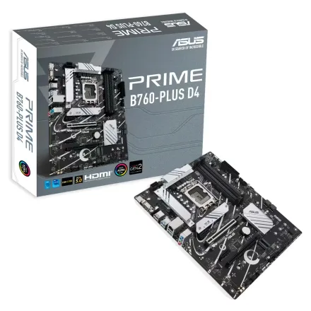 Placa Mae Prime B760 Plus D4 Socket Lga 1700 Chipset Ddr 4 Atx