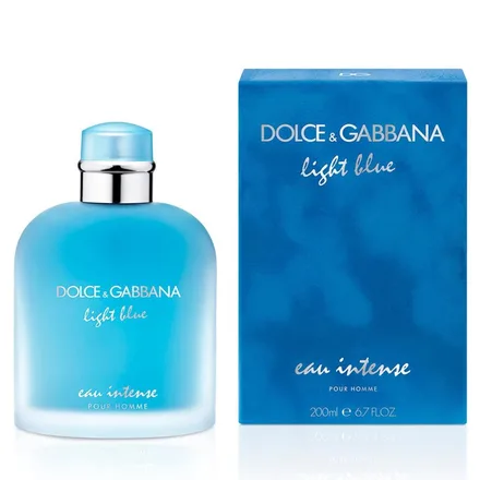 Dolce Gabbana Perfume Light Blue Pour Homme Eau Parfum 200ml