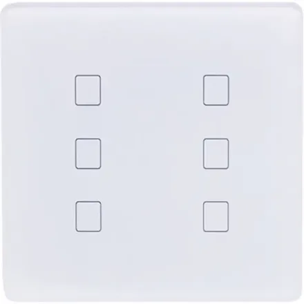 Interruptor Pared Zigbee Wall 6 Gang