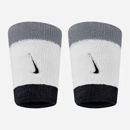 NIKE MUÑEQUERA SWOOSH CLASSIC II5119122 BLANCO/GRIS