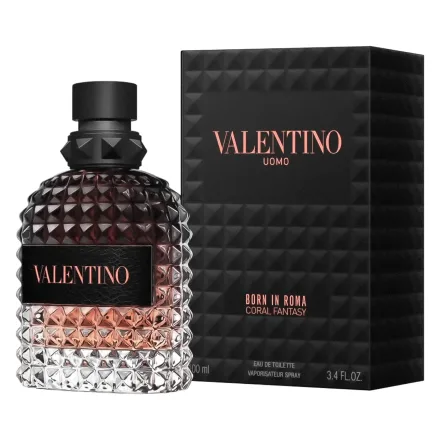 Perfume Valentino Uomo Born In Roma Coral Fantasy Eau Toilette Masculino 100ml