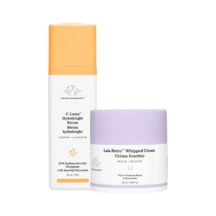 Set Cosmeticos Drunk Elephant Trex Brighten 2 Piezas