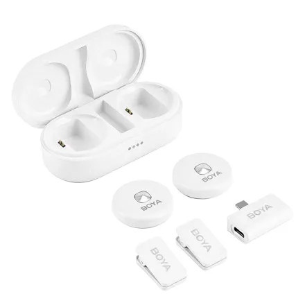 Microfone Lapela Boya Omic 2TX Plus 1RX