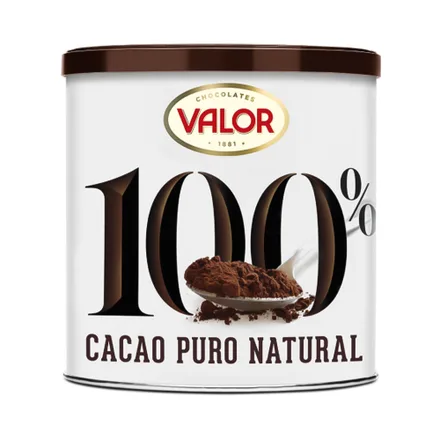 Valor Cacao Polvo Puro 100 250g