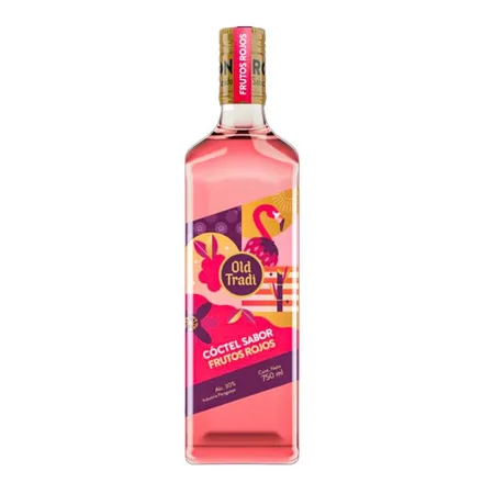 Ron Old Tradi Coctel Frutas Rojas 750ml