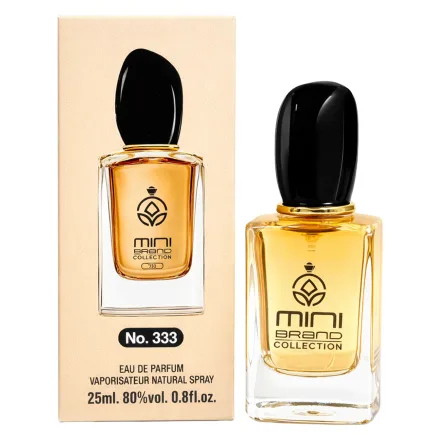 Perfume Mini Brand Collection 333 Si Armani Eau Parfum Feminino 25ml