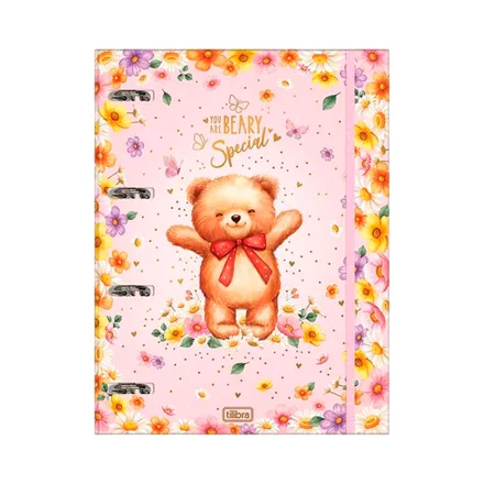 Cuaderno Universitario Tilibra Love Bear 48 Hojas