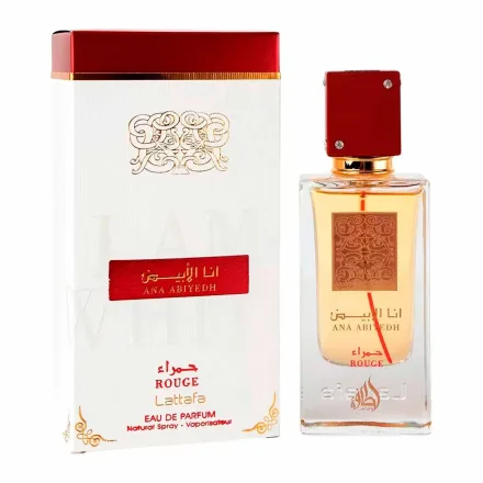 Perfume Lattafa Ana Abiyedh Rouge Eau Parfum Unissex 60ml