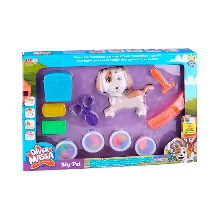Plastilina Divertoys Diver Massa My Pet 8277 11 Piezas