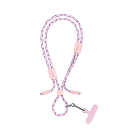 Cable Devia Ec429 Collar Usb C A Lightning 1.60 M Pink