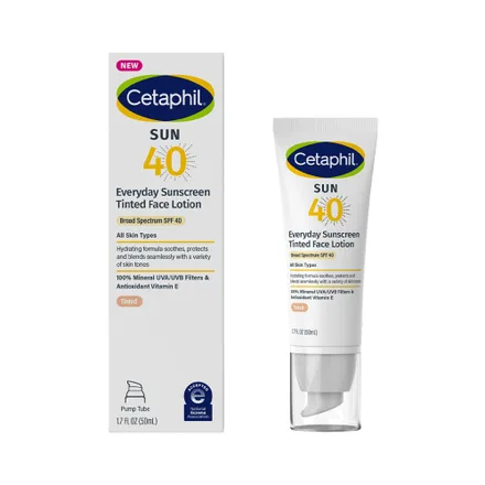 Protector Solar Cetaphil Everyday Tinted Face Lotion Spf 40 50ml