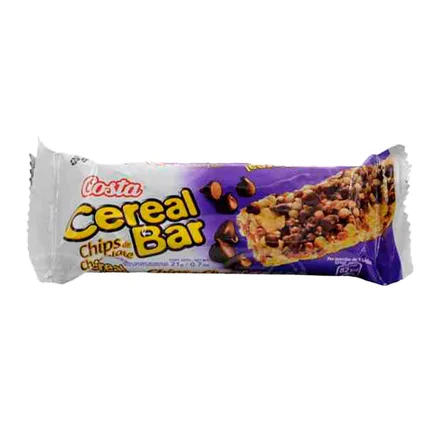 Barra Cereal Costa Chips Chocolate 21g