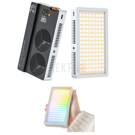 MAMEN LUZ LED PARA VIDEOS SL-PB25R RGB+BI-COLOR 25W