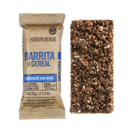 Barrita Cereal Havanna Chocolate Con Leche 28 Gr