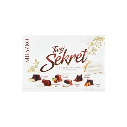CHOCOLATE MIESZKO PRALINES TWOJ SEKRET 139GR