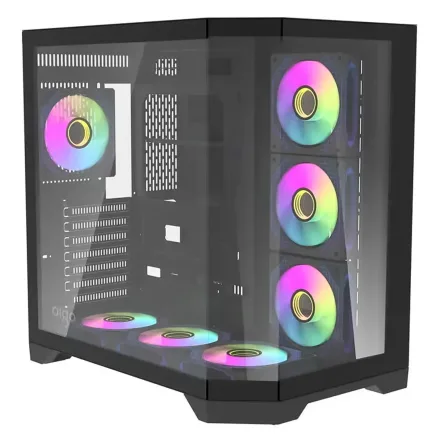 Gabinete Gamer Aigo Pro Mid Tower 7 Fans