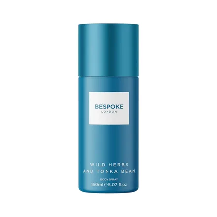 Body Spray Bespoke Wild Herbs Tonka Bean 150ml