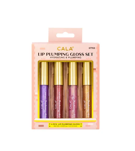 Cala Lapiz Labial Lip Plumping Gloss 4PCS