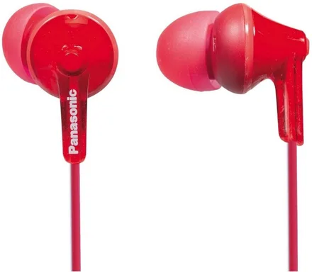 Fone Panasonic Ergofit sem Microfone RP-HJE125PPR Vermelho