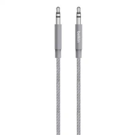 Cabo Auxiliar Belkin AV10164BT04-GRY 1.2 metros – Cinza