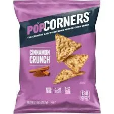 POP CORNERS SNACK CINNAMON CRUNCH 28.3G