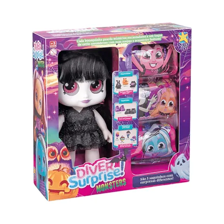 Muneca Divertoys Diver Surprise Monsters Asombrosa 8293