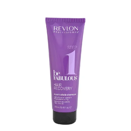 Revlon Be Fabulous Hair Recovery Shampoo Reparacion Step 1