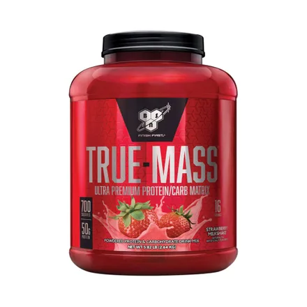 Suplemento Bsn True Mass Strawberry Milkshake 2.64 Kg